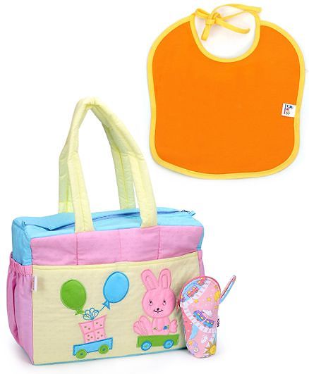 Duck Diaper Bag With Bottle Cover And Bib Rabbit Patch Online In India At Best Price From Firstcry 524894