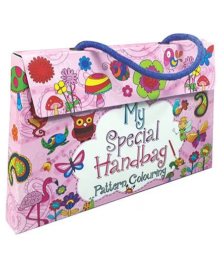 Young Angels My Special Handbag Pattern Colouring Book - Pack Of 5