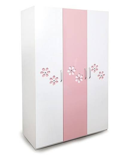 Alex Daisy Wooden Wardrobe Zest Pink Online In India Buy At Best