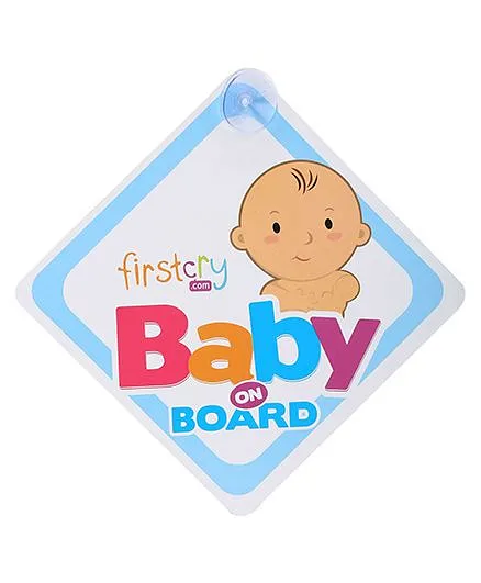 Child baby on board safety care signs little diva dude suction 2 signs 
