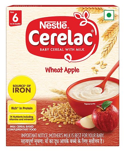 iron fortified cereal for 1 year old