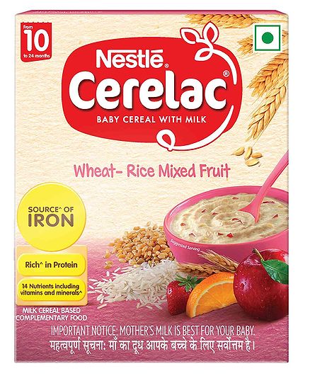 iron fortified rice cereal for babies
