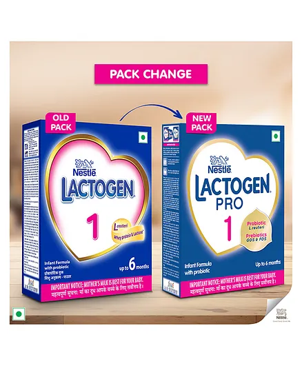 Nestle Lactogen 1 Infant Formula Powder Upto 6 Months Stage 1 - 400 gm Bag In Box Pack