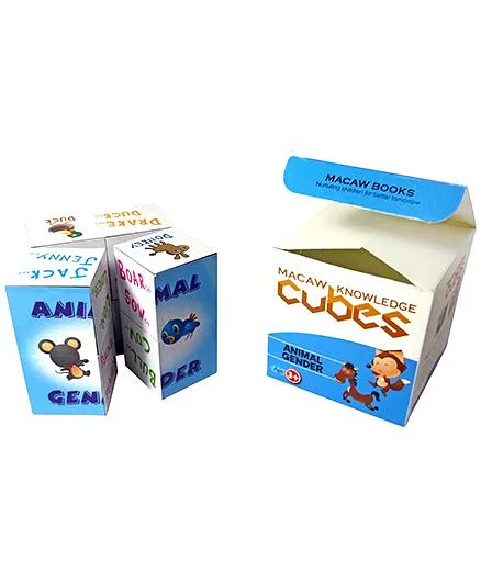 Macaw Early Learning Cubes - Animal Gender