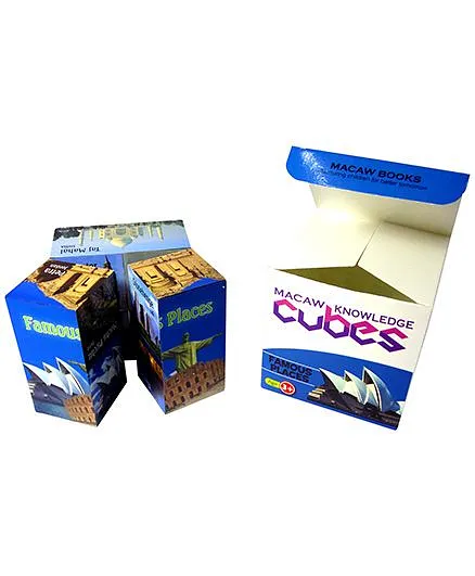 Macaw Early Learning Cubes - Famous Places