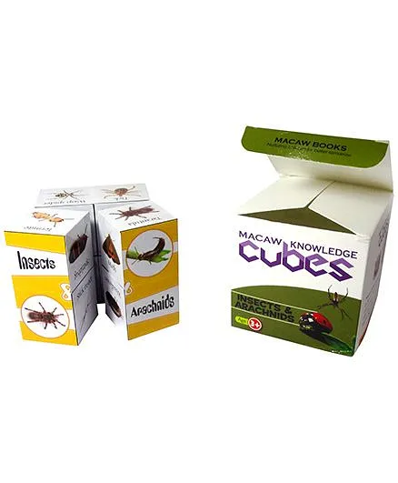 Macaw Early Learning Cubes - Insects And Arachnids