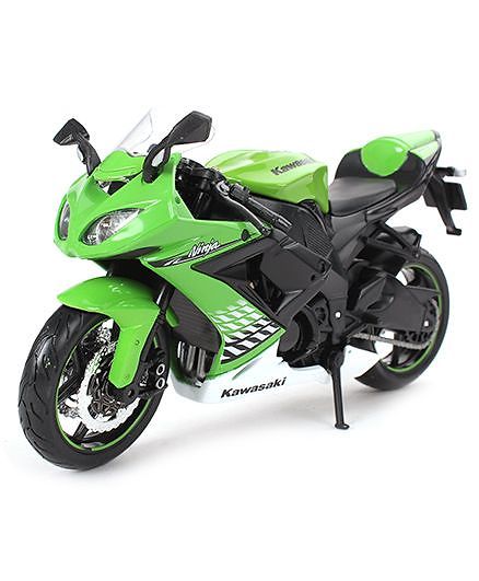 Maisto Diecast Kawasaki Ninja Zx10r Bike Green For 3 10 Years