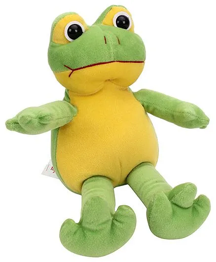Playtoons Frog Soft Toy  (Color May Vary) - Height 25 cm