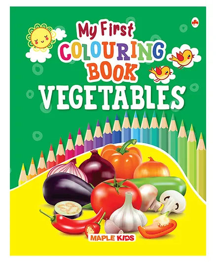 Colouring Books Vegetables - English  