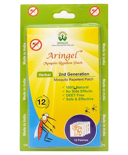 Aringel Second Generation Herbal Mosquito Repellent Patch - 10 Patches