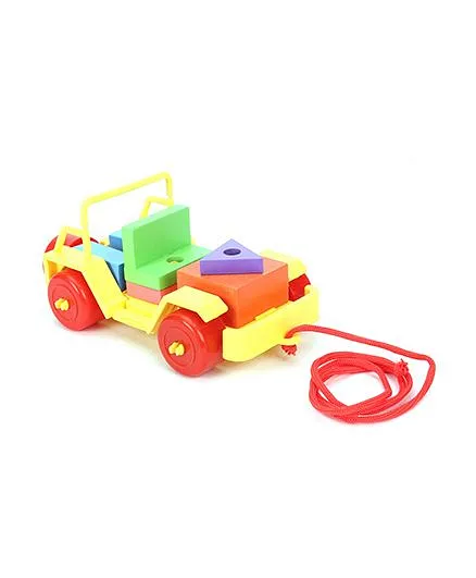 Anindita Toys Build A Jeep Toy - Yellow 