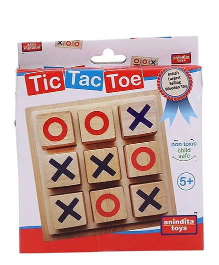 Anindita Toys Tic Tac Toe Game Set  - Multicolor