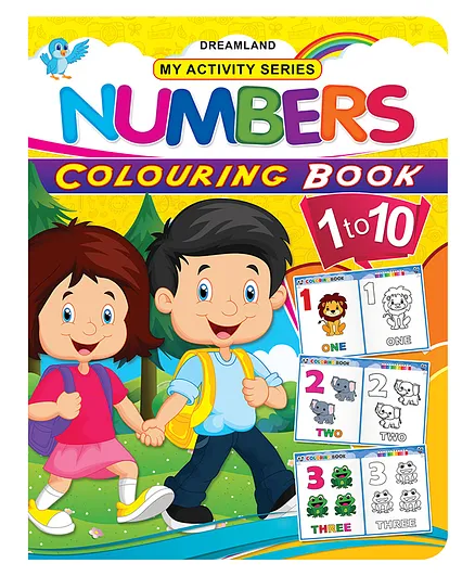 Dreamland Numbers Colouring Book - Fun filled Activities for Children My Activity Series