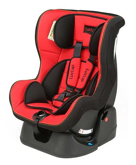 LuvLap Sports Convertible Baby Car Seat - Red & Black