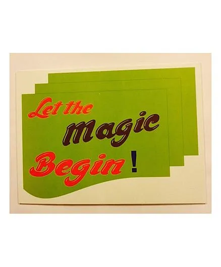 Funcart Let the Magic Begin Photo Booth Board - Multicolor