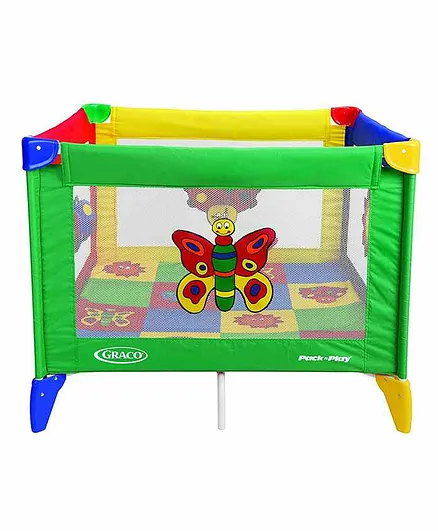 Graco Pack n Play Bugs Quilt Square - Multicolor
