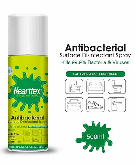 Hearttex Anti Bacterial Surface Disinfectant Lemon Spray  -  500ml