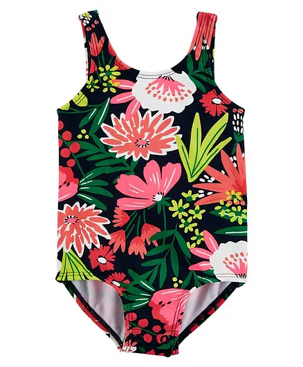 Carter's Floral 1-Piece Swimsuit - Multicolor