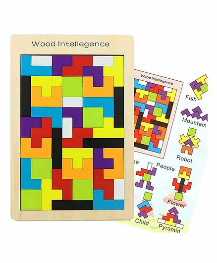Yamama Tetris Russian Blocks Board Puzzle Multicolour - 40 Pieces Online  India, Buy Puzzle Games & Toys for (3-8 Years) at  - 8031067
