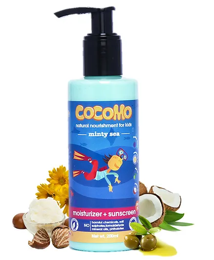 Cocomo Minty Sea Moisturizer & Sunscreen Blue - 200 ml