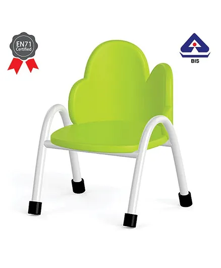 OK Play Kids Chair Cloud Design Green - Height 12 Inches