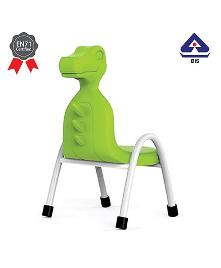 Ok Play Dino Chair Green - 12 Inches