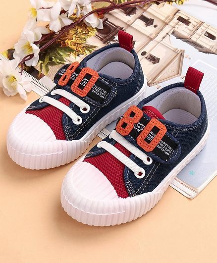 cute walk by babyhug canvas shoes
