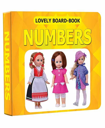 Dreamland Numbers Board Book for Children , Easy to hold Early Learning Picture Book to Learn Numbers- Lovely Board Book Series