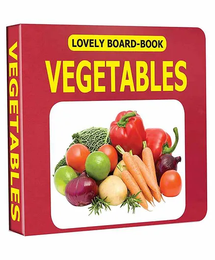 Dreamland Vegetables Board Book for Children  , Easy to hold Early Learning Picture Book to Learn Vegetables- Lovely Board Book Series