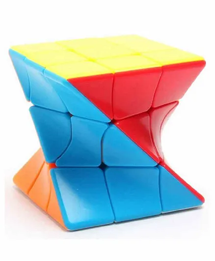 VWorld 3 x 3 x 3 Stickerelss Twister Magic Cube - Multicolor