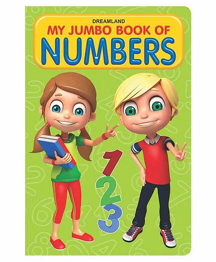 Dreamland Numbers Jumbo Picture Book - A3 Size Book with Big Pictures for Early Learners (My Jumbo Books)