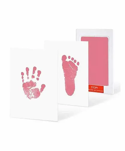 Mold Your Memories Baby Hand and Foot Ink Imprint Kit - Pink
