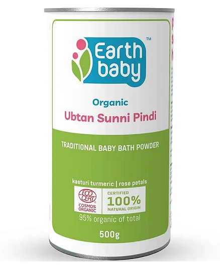 earthBaby Ubtan Sunni Pindi, Certified Organic - 500g