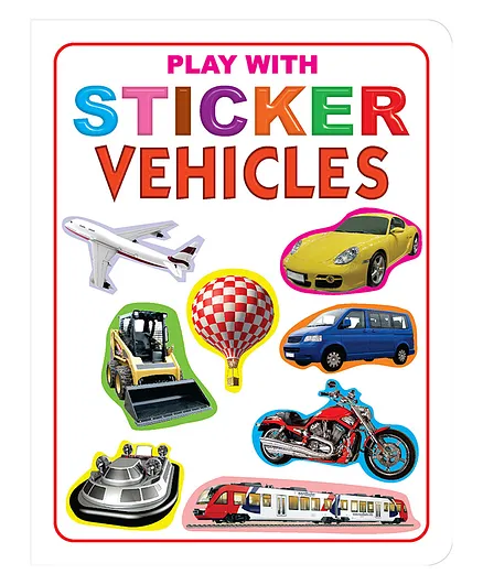 Dreamland Vehicles Play With Sticker Book for Children (My Sticker Activity Books)