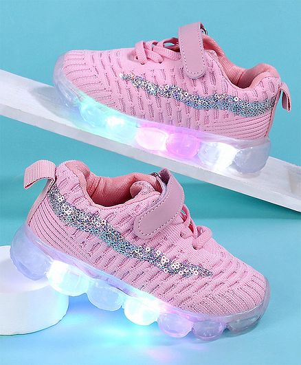 pink led shoes