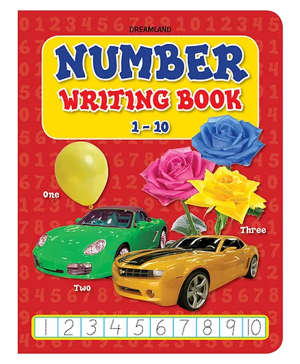 Dreamland Number Writing Practice Book 1-10 for Children