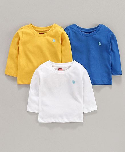 white top yellow sleeves