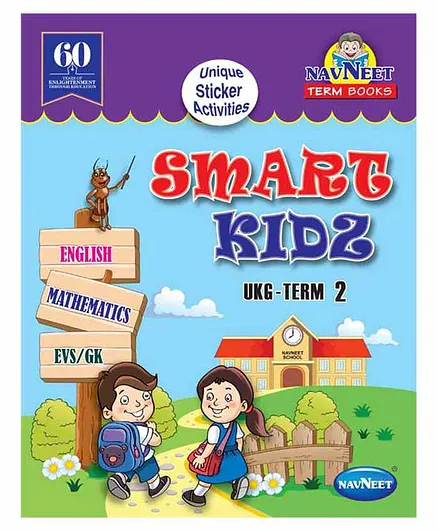 Navneet Smart Kidz Learning UKG Term 2 Book - English