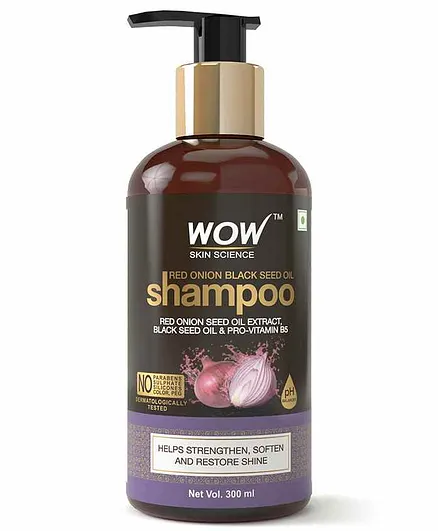Wow Skin Science Red Onion Black Seed Oil Shampoo 300 Ml Online In India Buy At Best Price From Firstcry Com