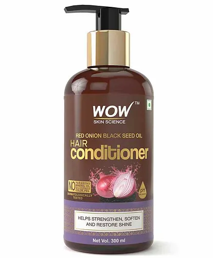 Wow Skin Science Red Onion Black Seed Oil Hair Conditioner - 300 ml Online  in India, Buy at Best Price from  - 8144412