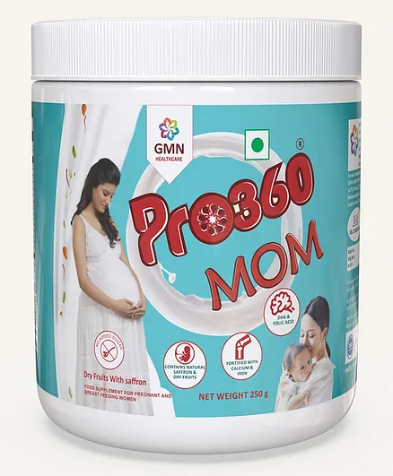 Pro360 Mom Protein Powder Dry Fruits with Saffron Flavour - 250 gm