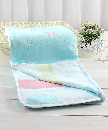 Zoe Premium Organic Cotton 6 Layer Gauze Blanket - Multicolor