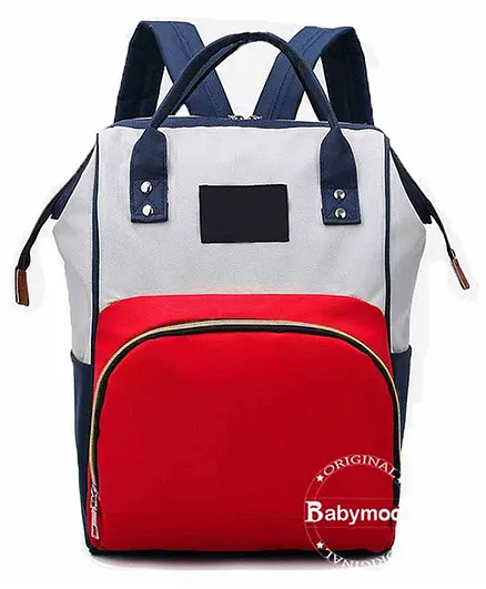 Babymoon Multifunctional Travel Diaper Backpack - Red Blue