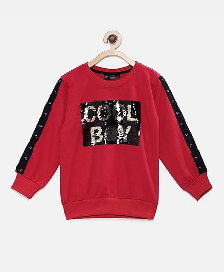 boys sequin sweatshirt