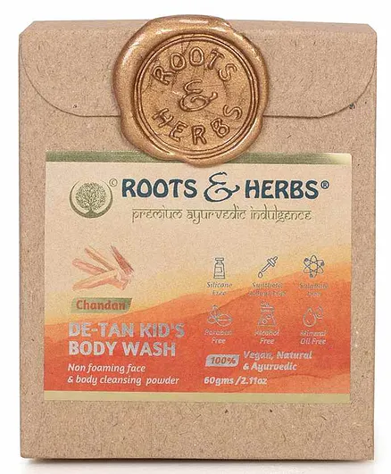 Roots And Herbs Chandan De Tan Kid's Body Wash - 60 gm