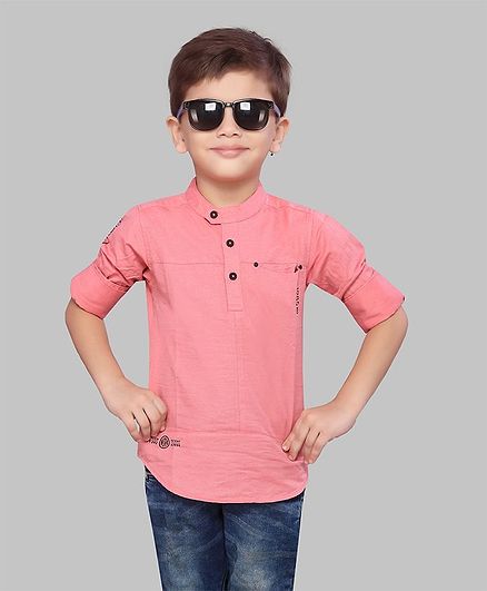 light pink boys shirt