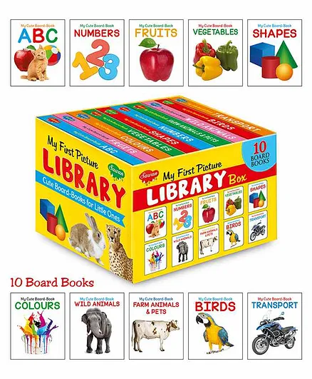 Sawan My First Picture Library Box of 10 Books - English