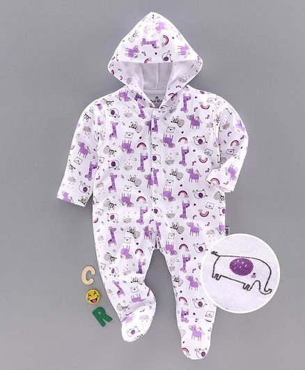 purple sleepsuit