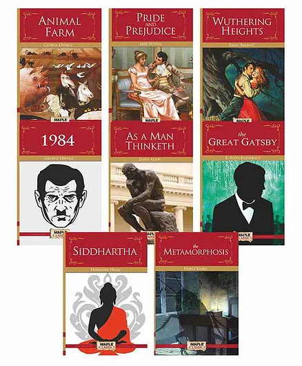Maple Press Best of Classic Fiction Set of 8 Books - English