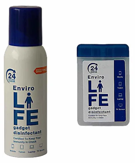 Envirolife Gadget Disinfectant Desk Spray & Pocket Pack - 120 ml